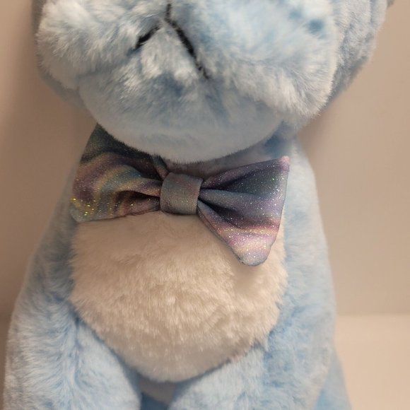 FAO Schwarz 11" Sparklers Blue Bulldog Puppy Plush - Picture 5 of 7